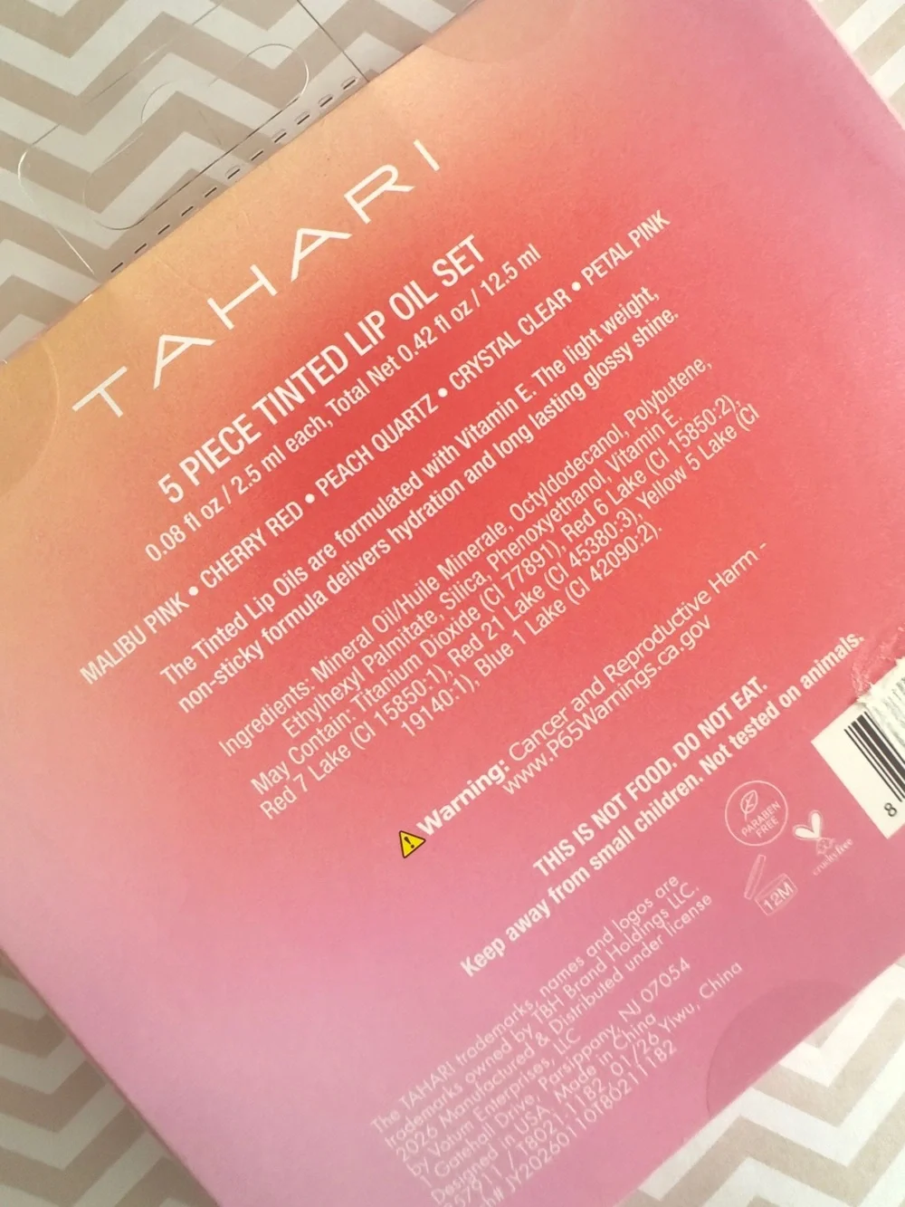 TAHARI • Lip Oil Set